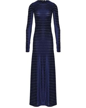 Amir Slama X Astrid Striped Maxi Dress - ブルー
