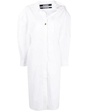 Jacquemus La Robe Chemise Dress - White