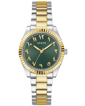 Guess Luna Fluted 36Mm Watch - Metallic