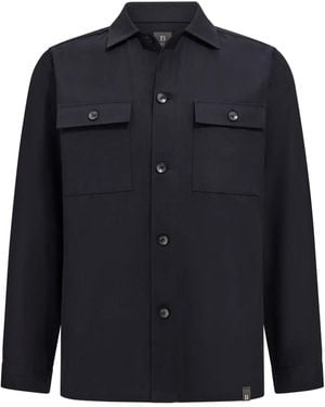 BOGGI Cotton Overshirt - Blue