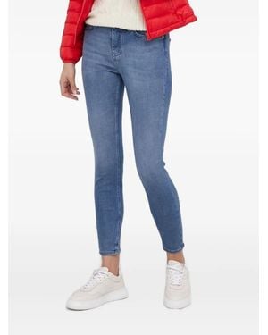 DRYKORN Logo-Patch Skinny Jeans - Blue