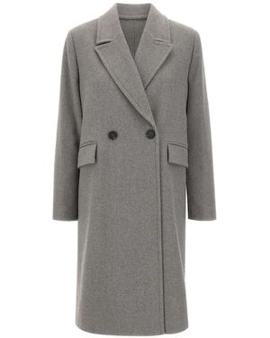 Kaos Double-breasted coat - Grau