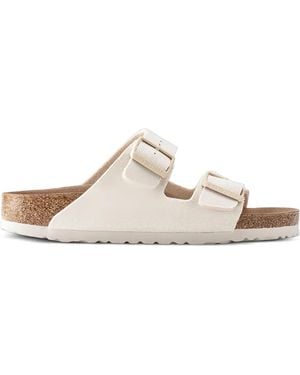 Birkenstock Arizona Vegan Canvas Slides - White