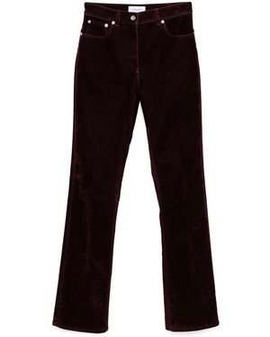 Ferragamo Velvet Trousers - Black