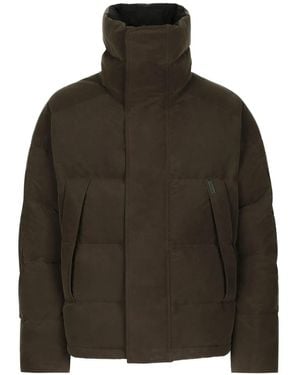 Dolce & Gabbana Padded Canvas Jacket - Green