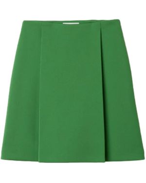 Miu Miu Technical Jersey Skirt - Green