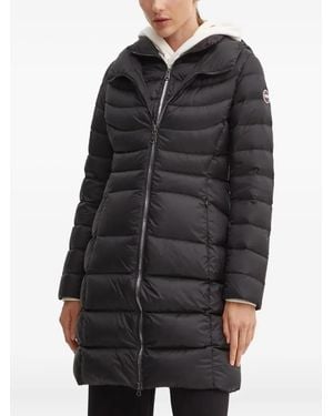 Colmar Hooded Zip Coat - Black