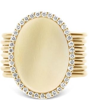 Nanis Boules Halo Diamond Ring - Natural