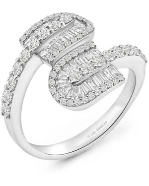 UNION LOS ANGELES U Duo Diamond Ring - White