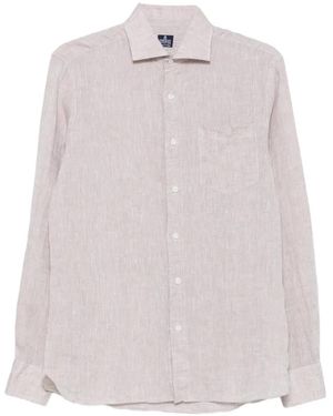 Truzzi Chest-Pocket Shirt - White
