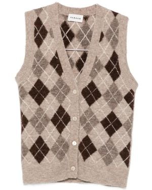 P.A.R.O.S.H. V-Neck Vest - Natural