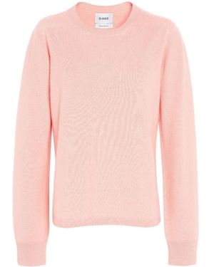 Barrie Round-Neck Sweater - Pink