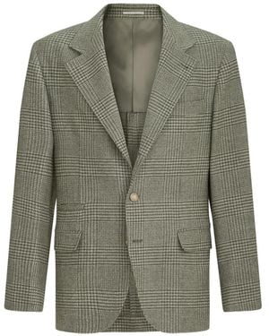 Brunello Cucinelli Blazer Con Botones - Verde