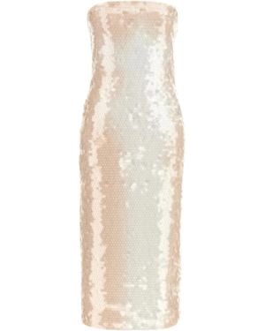 Sportmax Stemma Midi Dress - Natural