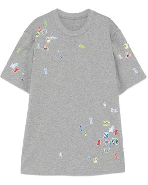 JNBY All-Over Graphic Print T-Shirt - Grey