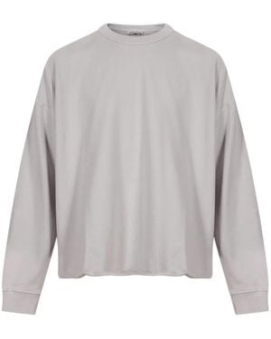 YMC Studio Raw-Edge Sweatshirt - Gray