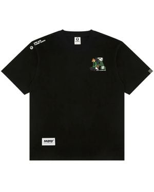 Aape By A Bathing Ape Aaper graphic-print T-shirt - Schwarz