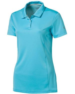PUMA Logo-Detail Polo Shirt - Blue