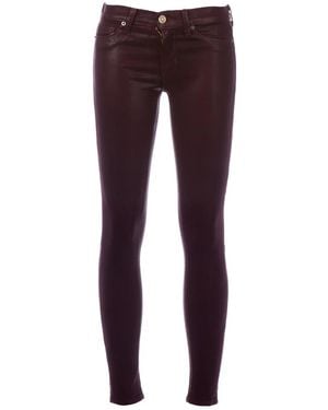 Hudson Jeans Super Skinny Jeans - Purple