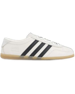 adidas Gazelle Lo Pro Leather Trainers - Bianco