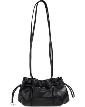 Emporio Armani ドローストリング ショルダーバッグ - ブラック