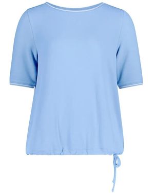 Betty Barclay Drawstring-Hem T-Shirt - Blue