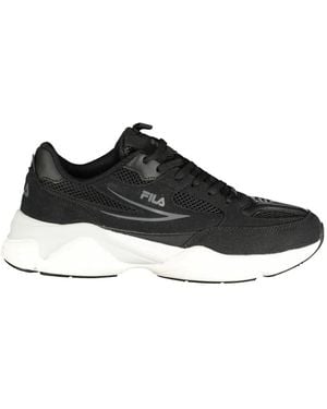 Fila Mesh-Panel Trainers - Black