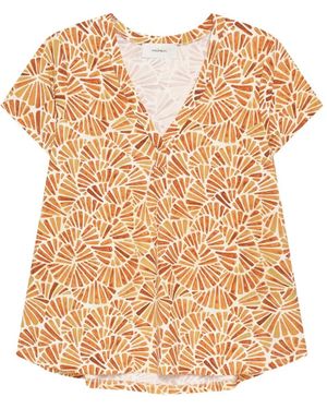 Maliparmi V-Neck T-Shirt - Natural