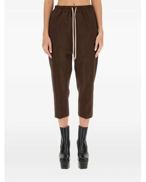 Rick Owens Pantalones Astaires Con Cordones - Marrón