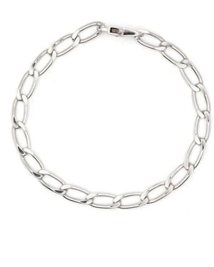 Tom Wood Klassisches Panzerkettenarmband - Mettallic