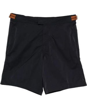 ZEGNA Buckle-Fastening Swim Shorts - Black
