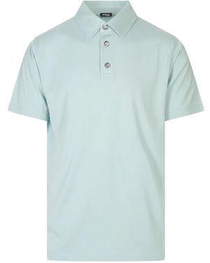 Kiton Polo De Manga Corta - Azul