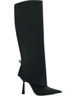 Gia Borghini 100mm pointed-toe boots - Negro