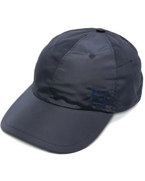Fendi Ff-Motif Baseball Cap - Blue