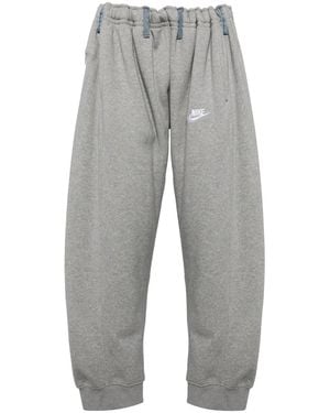 Bless Jersey En Denim Broek - Grijs