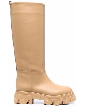 Gia Borghini Perni 07 Leather Boots - White