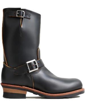 Red Wing Engineer Buckle Boots - Black