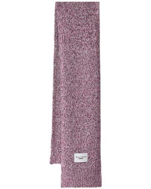 Marc O' Polo Logo-Patch Scarf - Purple