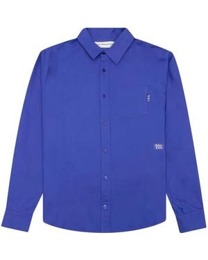 Advisory Board Crystals Camicia Oxford Con Ricamo - Blu