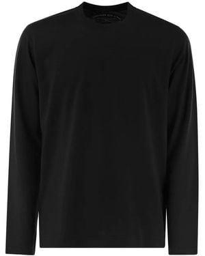 Fedeli T-Shirt Mit Rundem Ausschnitt - Schwarz