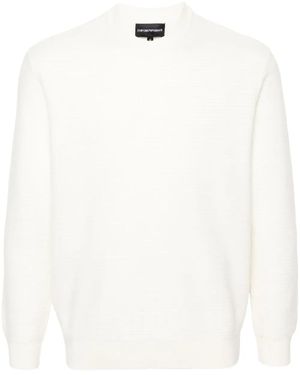 Emporio Armani クルーネック セーター - ホワイト