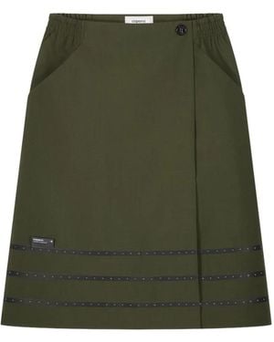 Coperni Tailored Midi Skirt - Green