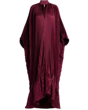 L'idée Empire Geplooide Maxi-Jurk Met Ruches - Rood