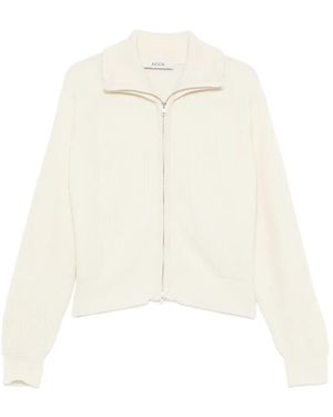 Jucca Cárdigan Con Cremallera - Blanco