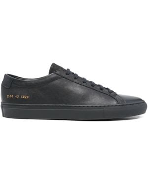 Common Projects Leren Sneakers - Zwart