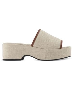 CAREL PARIS Adri Heeled Sandals - White