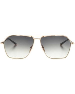 Jacques Marie Mage Stellar Zonnebril Met Navigator Montuur - Grijs