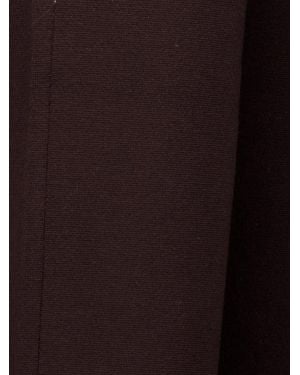 Max Mara Straight-Leg Wool-Blend Pants - Black