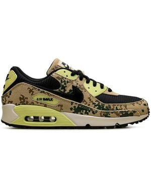 Nike Air Max 90 Premium Camouflage Trainers - Green