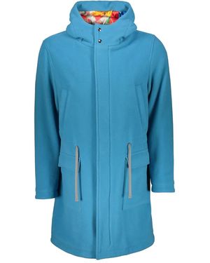 Herno Hooded Coat - Blue